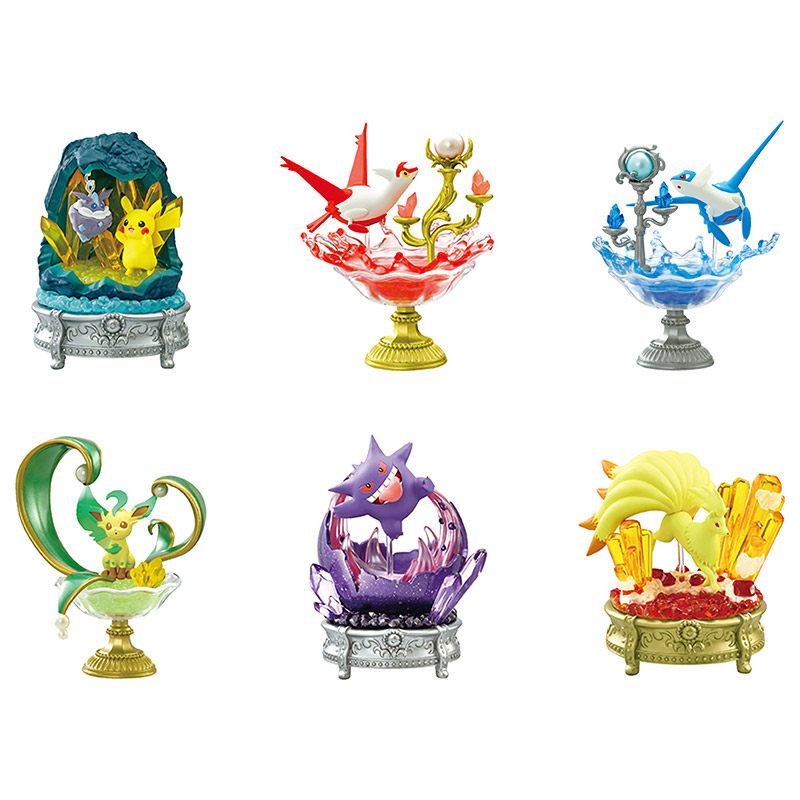 Pokemon Anime Merchandise - RE-MENT Pokemon colección de piedras preciosas