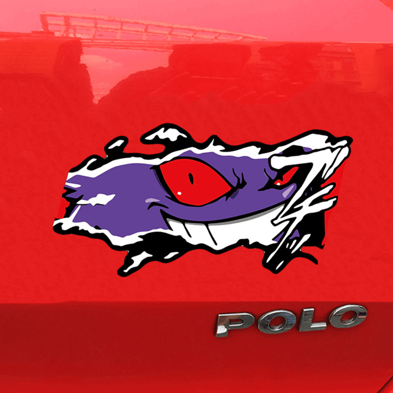 Pokemon Anime Merchandise - Cool anime mercancía pegatinas de coche