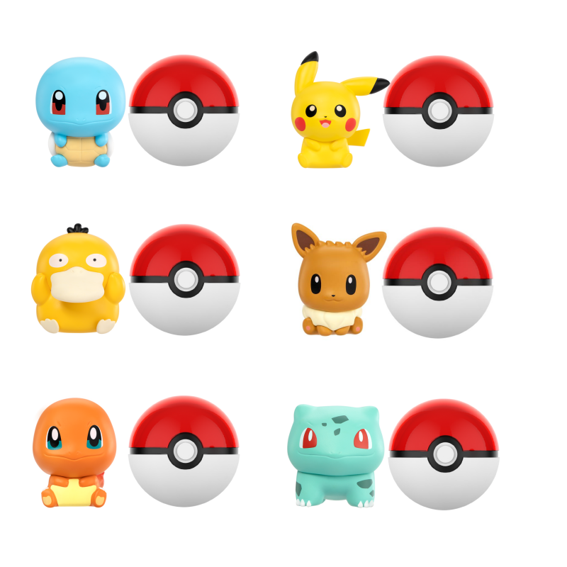 Pokemon Anime Merchandise - Anime Pokemon PokeBall Mini muñeca figuras