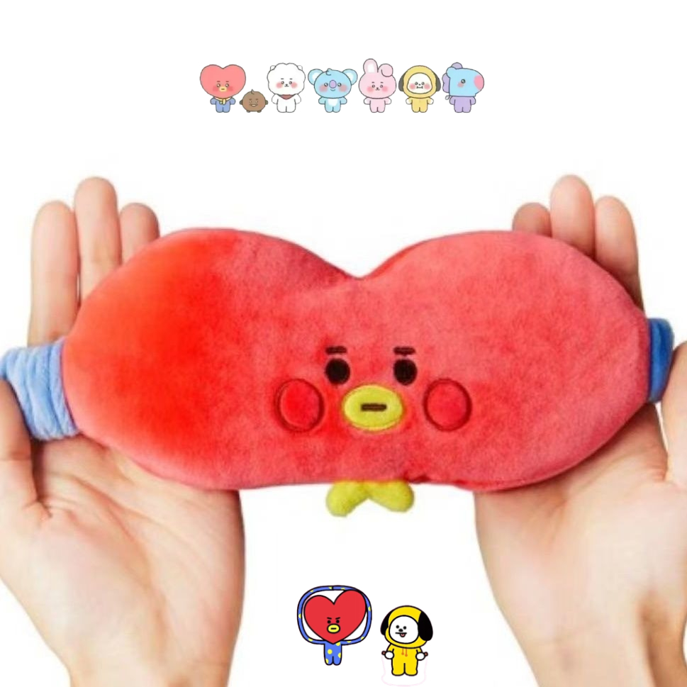 Antifaz de peluche BT21 con di - Cute Anime Merchandise reseña y precio